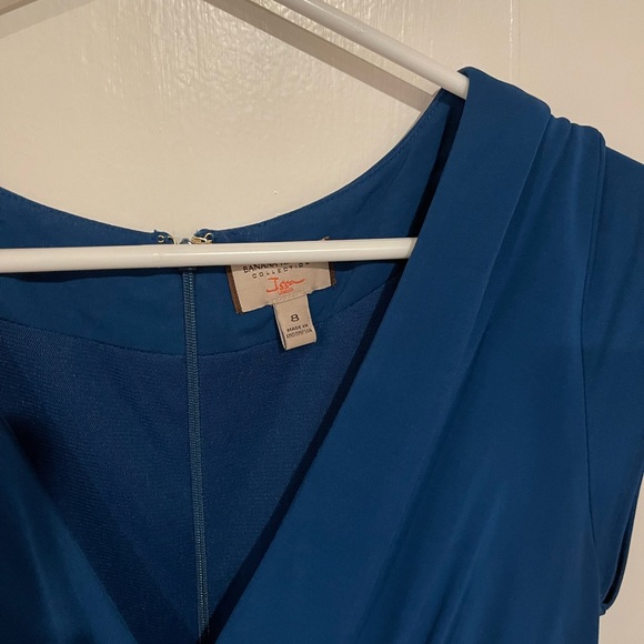 Banana Republic Blue V-Neck Dress - Picture 5 of 7